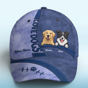 Life Is Ruff Without A Dog - Dog Personalized Custom Hat, All Over Print Classic Cap - Gift For Pet Owners, Pet Lovers