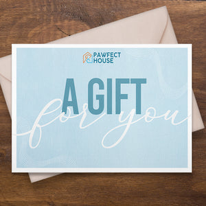Pawfect House Editable Gift Card