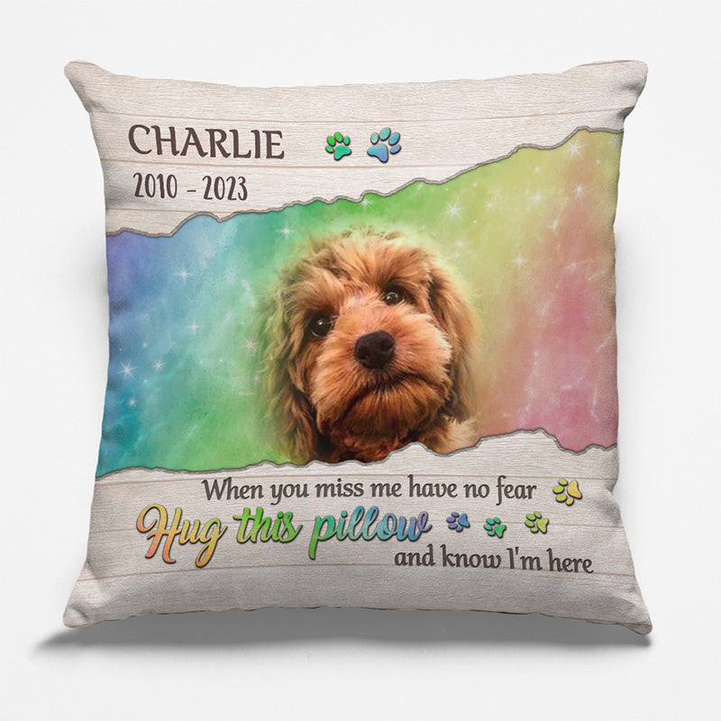 Pawfect House Hug This and Know I'm Here Personalized Photo