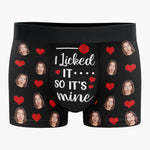 Custom Photo I’m Nuts About You - Funny Personalized Custom Boxer Briefs, Men's Boxers - Birthday Gift For Boyfriend, Husband, Anniversary