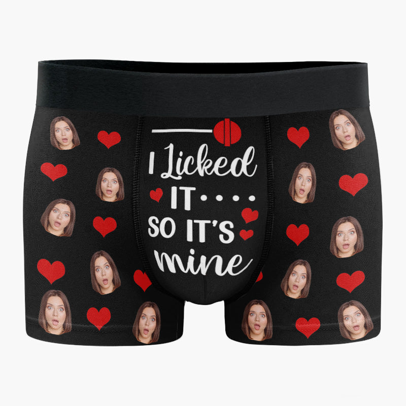 Buy Custom Face Underwear for Men Hug Mine Personalized Face Boxers for Men  XS at