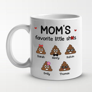 Mom, We're So Stinkin Cute - Family Personalized Custom Mug - Gift For Mom