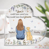 You Will Always Be In My Heart - Memorial Personalized Custom Heart Shaped Acrylic Plaque - Christmas Gift, Sympathy Gift For Pet Owners, Pet Lovers