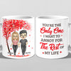 I Just Want To Hold Your Hand Forever - Couple Personalized Custom Mug - Gift For Husband Wife, Anniversary