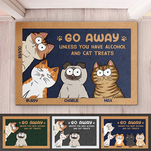 Cats Rule The World - Cat Personalized Custom Home Decor Decorative Mat - House Warming Gift, Gift For Pet Owners, Pet Lovers