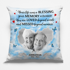 Pawfect House Hug This and Know I'm Here Personalized Photo Grandma Grandpa  Memorial Throw Pillows (Insert Included), Christmas Pillow Memorial Gifts  for Loss of Father, Mother, Sympathy Gifts - Yahoo Shopping