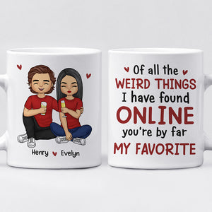 I Love You More - Couple Personalized Custom Mug - Gift For Husband Wife, Anniversary