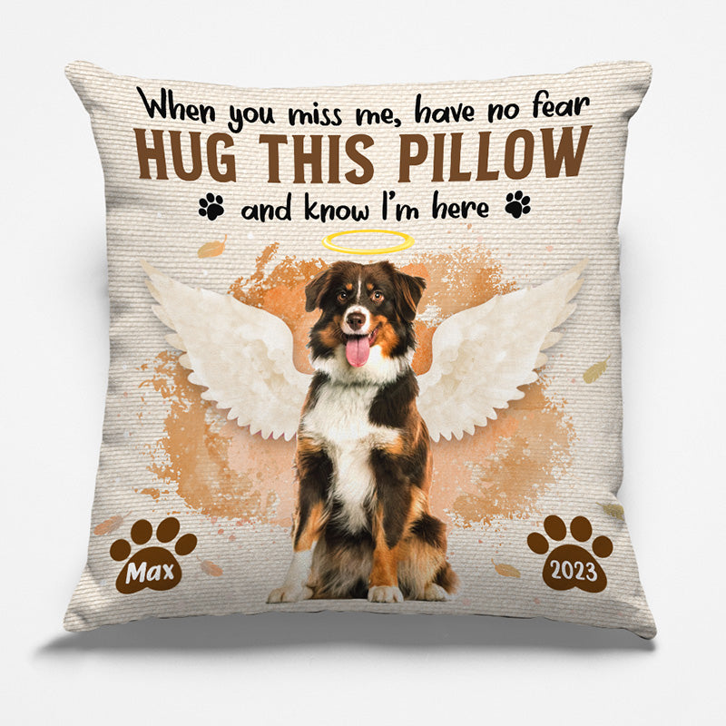 Pawfect House Hug This and Know I'm Here Personalized Photo