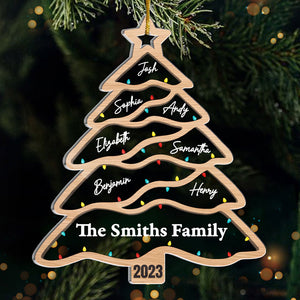 Time To Spread Love, Share Blessings And Create Beautiful Memories - Family Personalized Custom Ornament - Acrylic Custom Shaped - Christmas Gift For Family Members