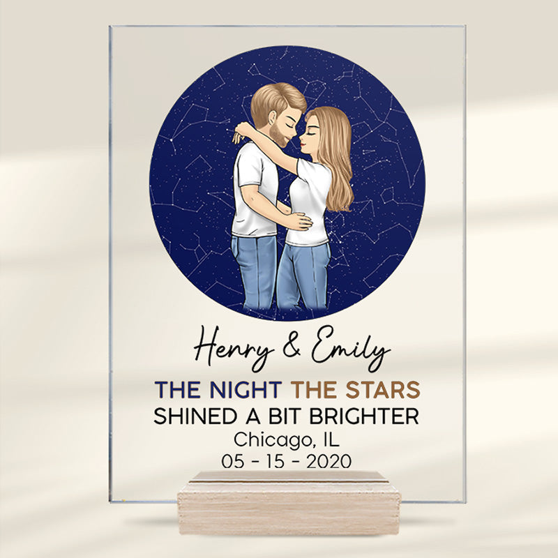 The Beginning Of Forever - Couple Personalized Custom Rectangle Shaped