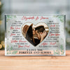 Custom Photo The Day I Met You - Couple Personalized Custom Rectangle Shaped Acrylic Plaque - Gift For Husband Wife, Anniversary