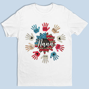 The Best Moments Are Grandma Moments - Family Personalized Custom Unisex Patriotic T-shirt, Hoodie, Sweatshirt - Independence Day, 4th Of July, Birthday Gift For Grandma