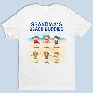 Beach Buddy - Family Personalized Custom Unisex T-shirt, Hoodie, Sweatshirt - Summer Vacation, Birthday Gift For Grandma