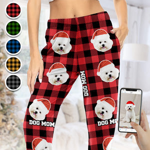 Custom Photo It's Christmas Everywhere - Dog Personalized Custom Face Photo Pajama Pants - New Arrival, Christmas Gift For Pet Owners, Pet Lovers
