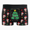 Custom Photo You Turn Me On - Funny Personalized Custom Boxer Briefs, Men's Boxers - Christmas Gift For Boyfriend, Husband, Anniversary