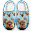 Custom Photo Naughty Or Nice List - Dog & Cat Personalized Custom Fluffy Slippers - Gift For Pet Owners, Pet Lovers