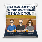 You Will Always Be My Number One Man - Family Personalized Custom Pillow - Birthday Gift For Dad
