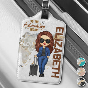 Traveling Is My Passion My Escape My Joy - Travel Personalized Custom Luggage Tag - Holiday Vacation Gift, Gift For Adventure Travel Lovers