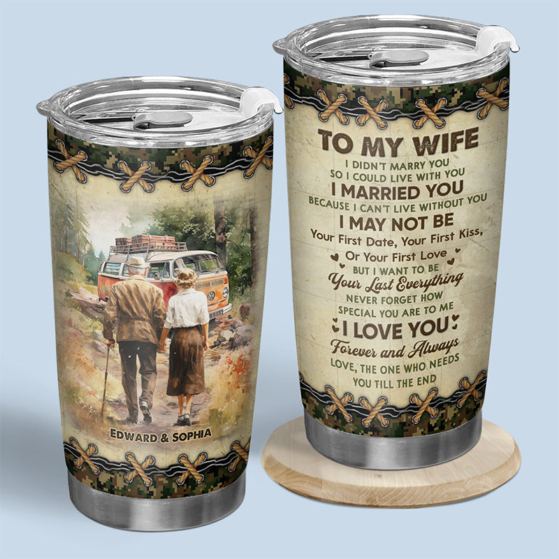 Just Want To Be Your Last Everything - Couple Personalized Custom Hear -  Pawfect House