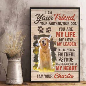 Custom Photo Till The Last Beat Of My Heart - Dog Personalized Custom Vertical Poster - Gift For Pet Owners, Pet Lovers