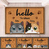 Hey There Cats And Kittens - Cat Personalized Custom Decorative Mat - Gift For Pet Owners, Pet Lovers