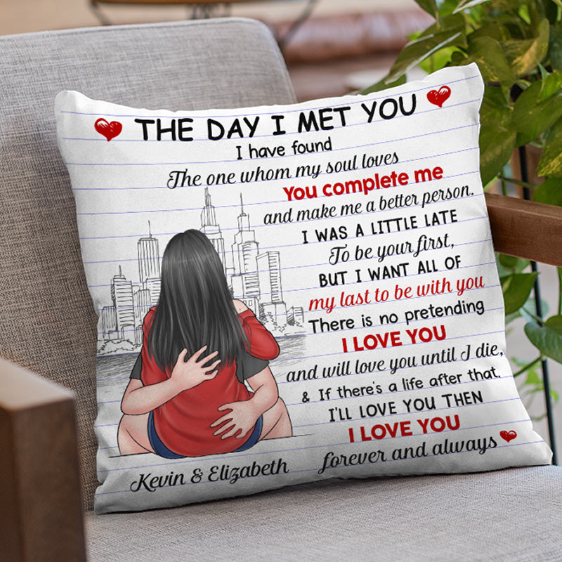 The One Whom My Soul Loves - Couple Personalized Custom Pillow - Christmas Gift For Husband Wife, Anniversary