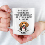 Custom Name Funny Dog Gifts for Pet Parents - Personalized Mugs