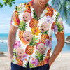Custom Photo Seek To Sea More - Family Personalized Face Custom Unisex Tropical Hawaiian Aloha Shirt - Summer Vacation Gift, Gift For Family Members