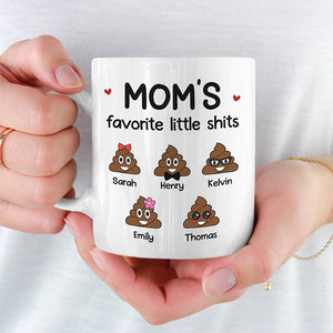 Mom, We're So Stinkin Cute - Family Personalized Custom Mug - Gift For Mom