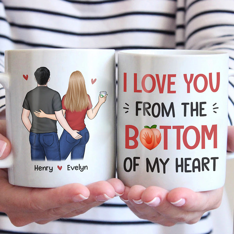 Still Grab Your Butt Even When We're Old And Wrinkly - Couple Personalized Custom Mug - Gift For Husband Wife, Anniversary