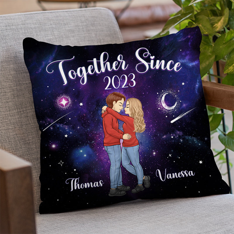 My Favorite Place Is Next To You  - Couple Personalized Custom Pillow - Gift For Husband Wife, Anniversary