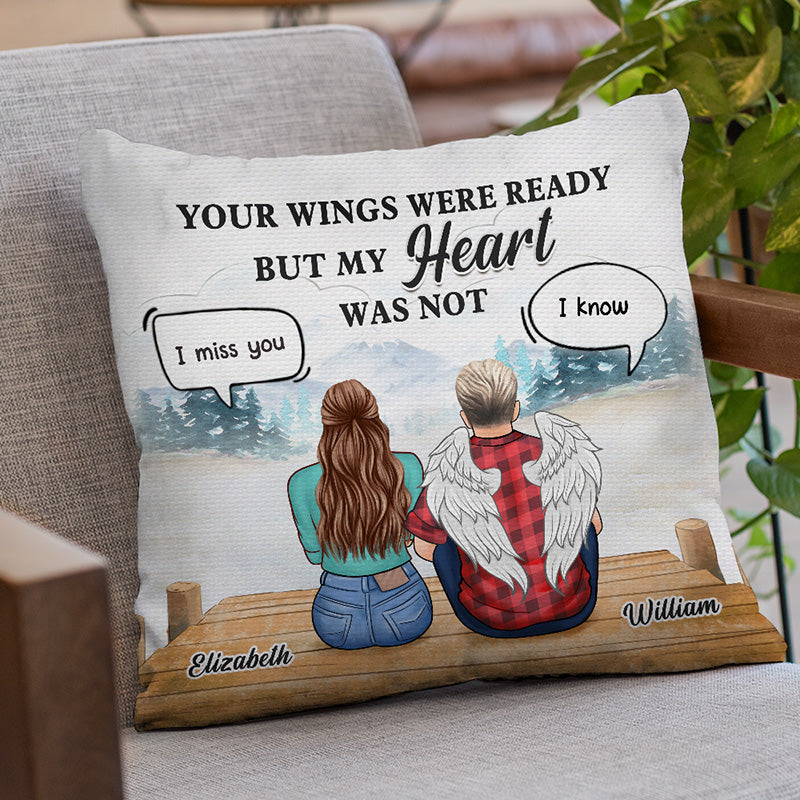 I'm Always Here For You - Memorial Personalized Custom Pillow - Sympathy Gift For Family Members