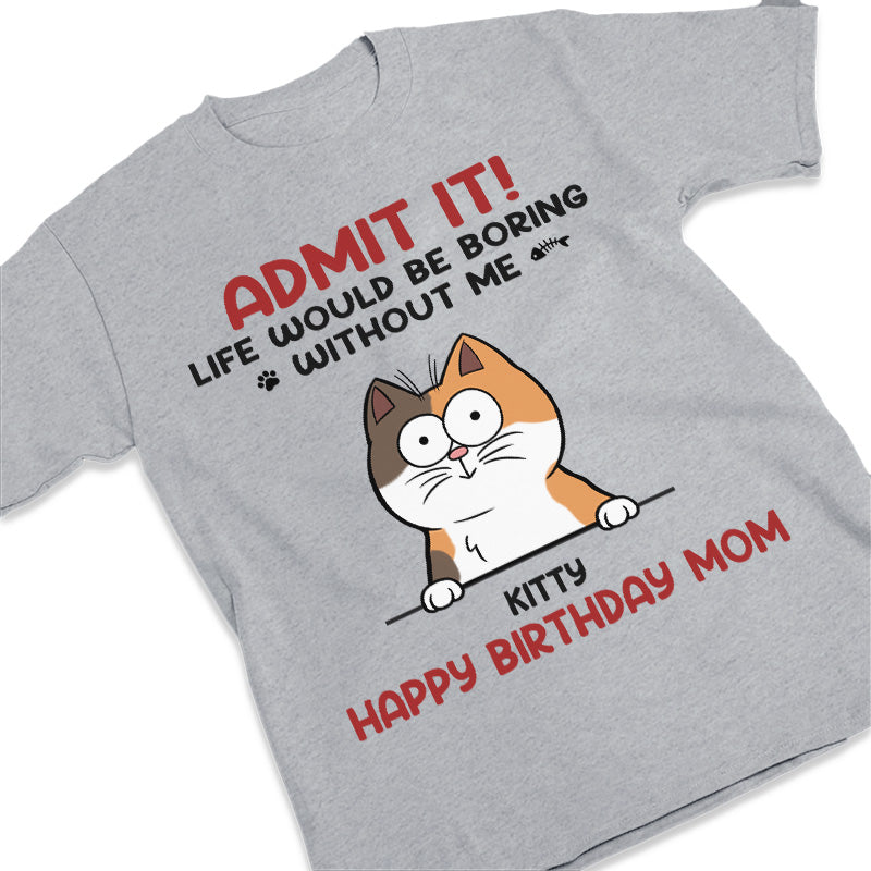 happy birthday mom funny cat