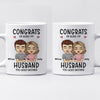 Congrats On Being My Boyfriend - Couple Personalized Custom Mug - Gift For Husband Wife, Anniversary