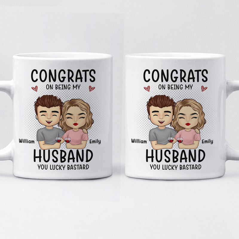 Personalized Cute Couple Mugs - Happy Personalized Gifts