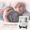 Custom Photo You're Life Was A Blessing - Memorial Personalized Custom Square Shaped Ceramic Plaque With Stand - Sympathy Gift, Gift For Family Members
