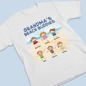 Beach Buddy - Family Personalized Custom Unisex T-shirt, Hoodie, Sweatshirt - Summer Vacation, Birthday Gift For Grandma