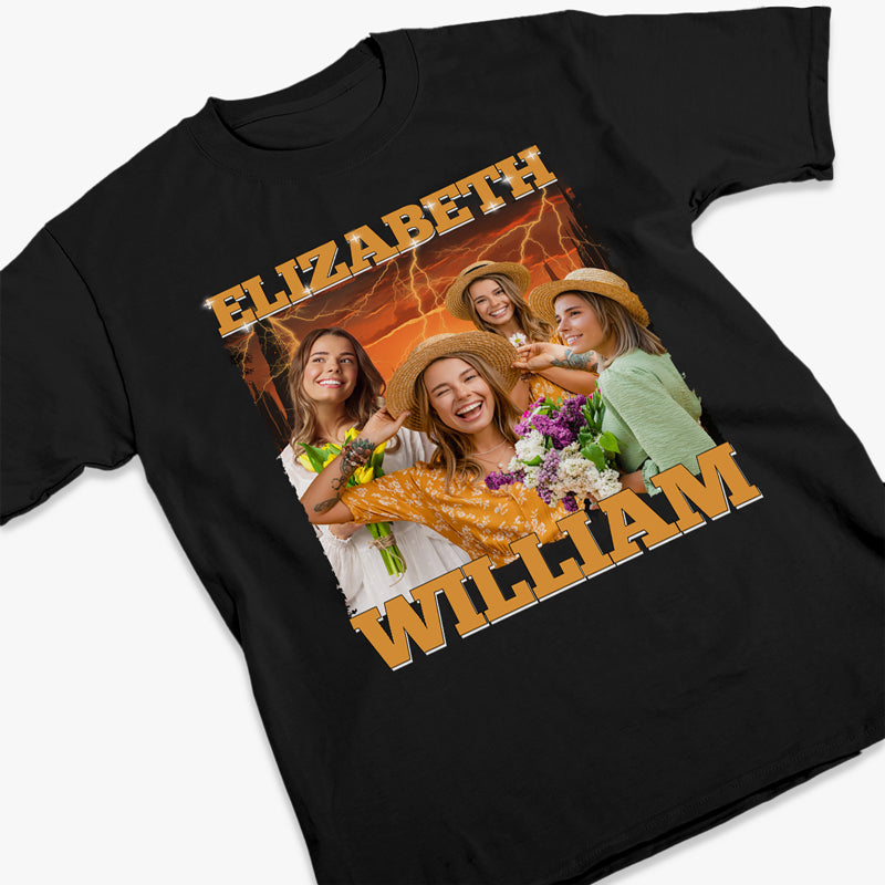Custom Photo Born To Shine - Family Personalized Custom Unisex T-shirt, Hoodie, Sweatshirt - Gift For Family Members