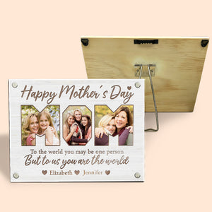 Custom Photo Thank You For Making My Childhood Unforgettable - Family Personalized Custom Acrylic Magnetic Photo Frame - Mother's Day, Birthday Gift For Mom