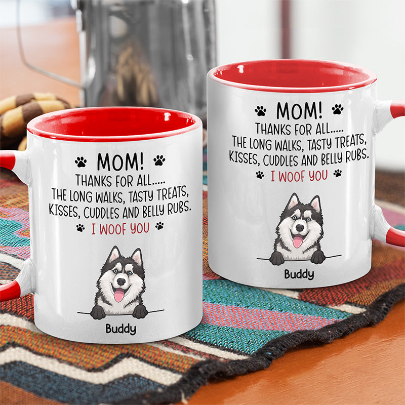 Personalized Happy Mother's Day Gift For Dog Mom Dog Lover Mug