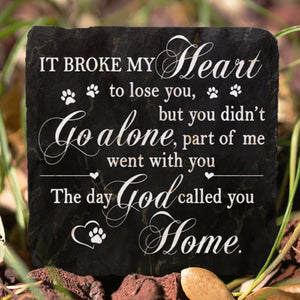 Our Forever Fur Friend - Dog & Cat Memorial Stone - Sympathy Gift For Pet Lovers, Pet Owners