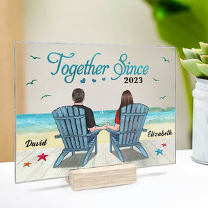 You & Me, We Got This - Couple Personalized Custom Rectangle Shaped Acrylic Plaque - Gift For Husband Wife, Anniversary