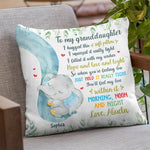 Morning, Noon And Night, I Always Love You - Family Personalized Custom Pillow - Gift For Family Members