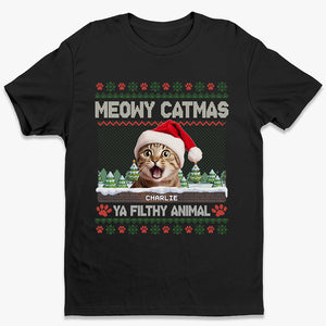 Custom Photo Have A Pawfect Christmas - Dog & Cat Personalized Custom Unisex T-shirt, Hoodie, Sweatshirt - Christmas Gift For Pet Owners, Pet Lovers