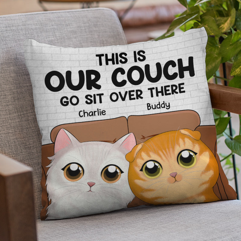 Let's Sit And Relax - Cat Personalized Custom Pillow - Gift For Pet Owners, Pet Lovers