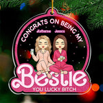 Custom Name Funny Bestie Gifts - Personalized Ornament