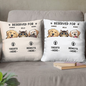 Happiness Is Our Fur Friends - Dog & Cat Personalized Custom Pocket Pillow - Gift For Pet Owners, Pet Lovers
