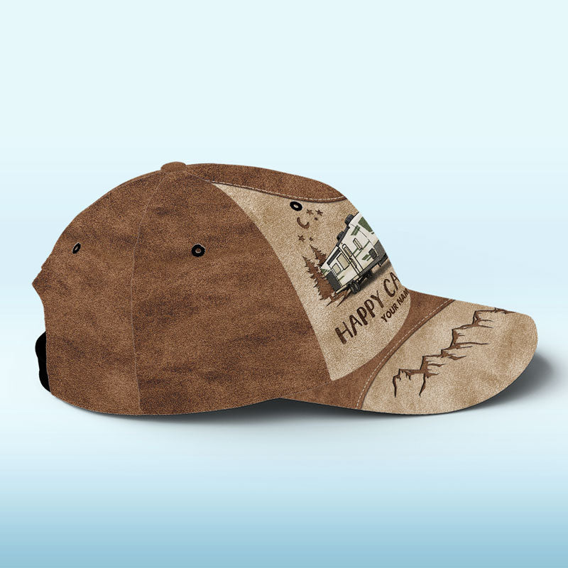 Camp Hair Don't Care - Camping Personalized Custom Hat, All Over Print Classic Cap - Gift For Camping Lovers