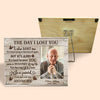 The Day I Lost You Forever - Memorial Personalized Custom Acrylic Magnetic Photo Frame - Sympathy Gift, Gift For Family Members
