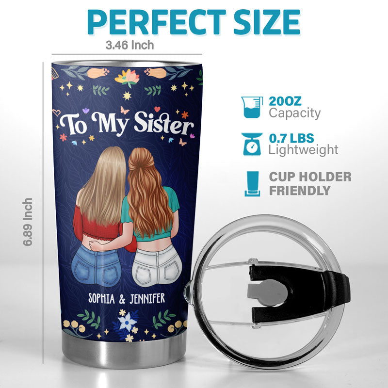 I Love That You're My Bestie - Bestie Personalized Custom Tumbler - Christmas Gift For Best Friends, BFF, Sisters